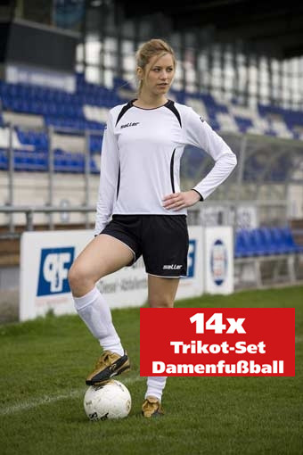 Saller 14er-Trikot-Set Damenfußball »sallerVenus« langarm