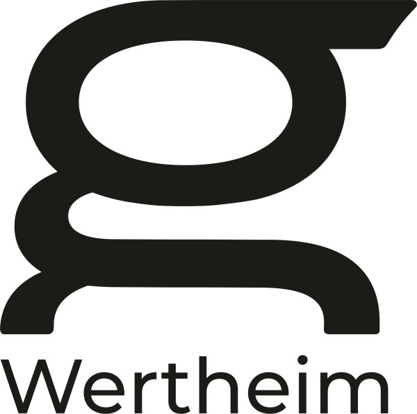 Gerresheimer Wertheim Schriftzug Rücken