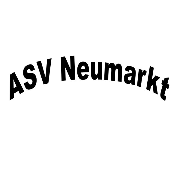 ASV Neumarkt Schriftzug gebogen