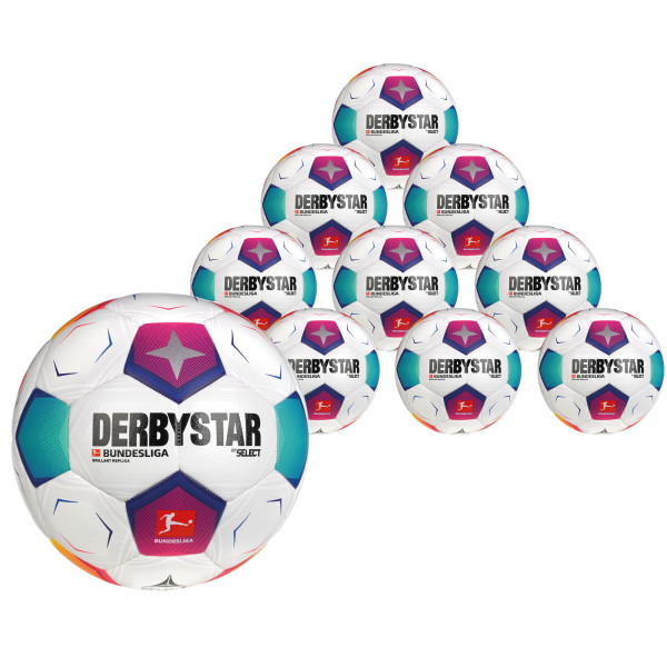 Ballpaket Derbystar Trainingsball Bundesliga Brillant Replica v23