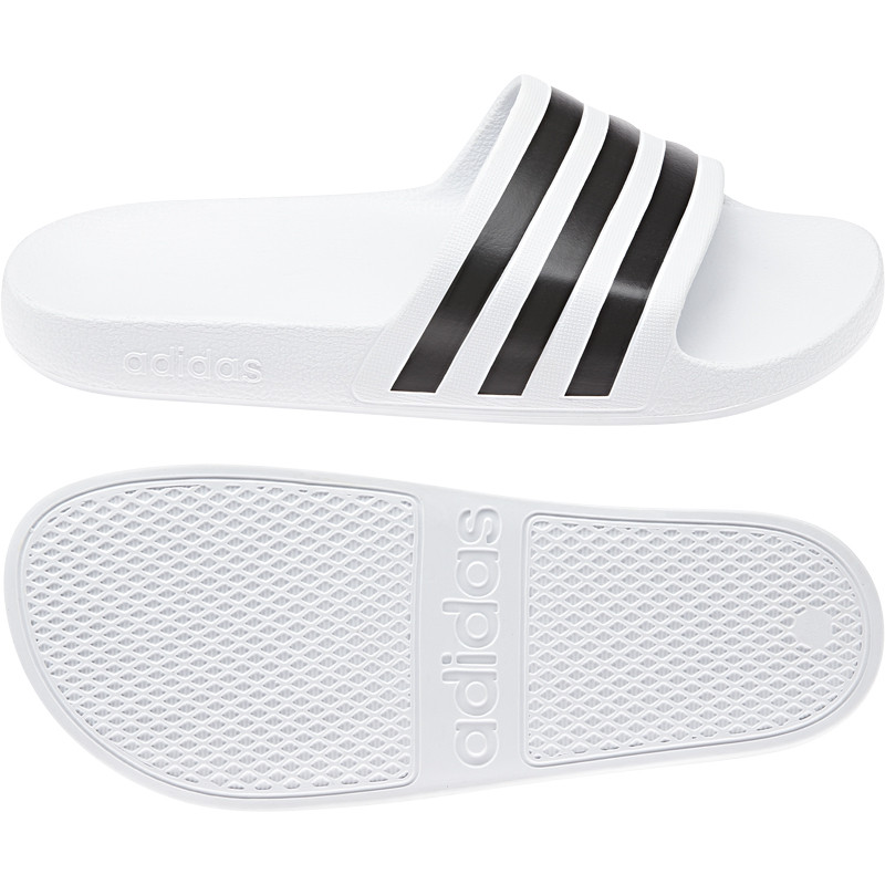 Saller »Adilette Aqua Slipper White«