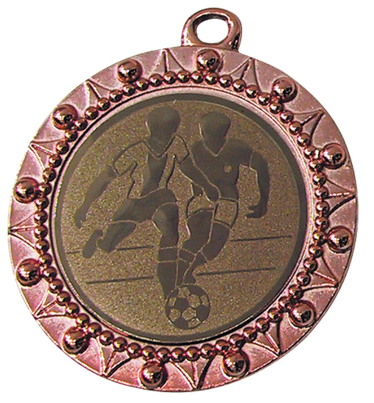 Saller "Turnier Medaille, bronze »STANDARD-RELIEF«, 4 alternative Bänderfarben"