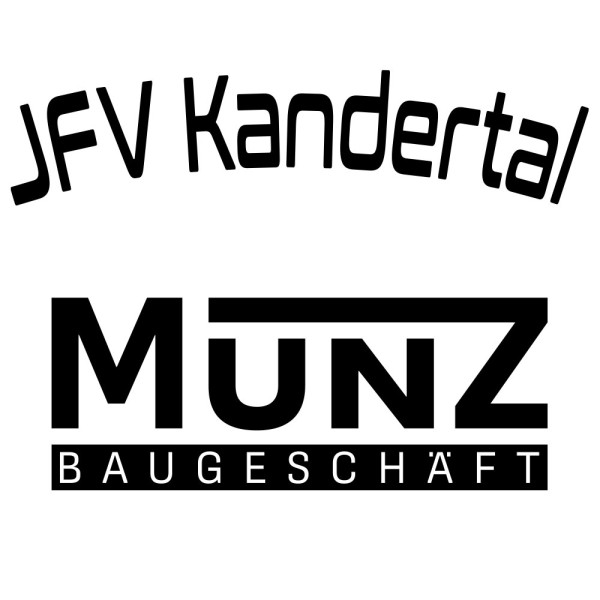 JFV Kandertal Schriftzug + Sponsor Münz Flex